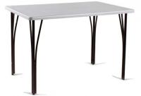 Стол обеденный Граф (металл, мдф-ясень серебро,  медный антик (Бител) ) в Донецке от производителя 