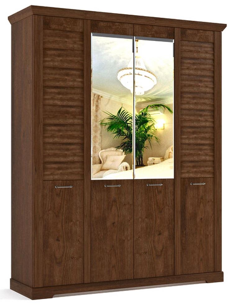 Фото Шкаф Кантри (186) четырехдверный от производителя СБК в Донецке по цене 36 180 ₽