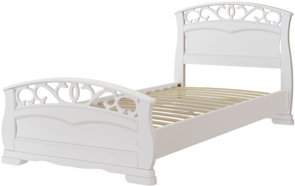 Фото Кровать односпальная Грация-1 (СМ 90х200) без основания с универсальными царгами от производителя Браво-мебель в Донецке по цене 18&nbsp;520 ₽