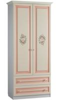 Шкаф Алиса (97) двухдверный с ящиками  (белый, крем,(Мебельсон)) в Донецке от производителя 