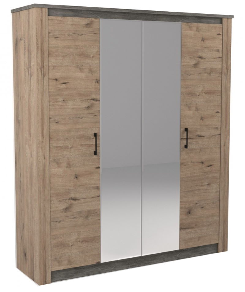 Фото Шкаф Денвер 2300 (192) четырехдверный от производителя СБК в Донецке по цене 47 450 ₽