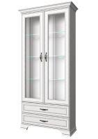 Фото  шкаф с витриной 2v2s тиффани (tiffany) производитель Анрэкс