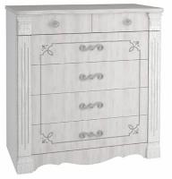 Комод Ольга-1Н  (белый-ясень анкор светлый (Фант-мебель) ) в Донецке от производителя 