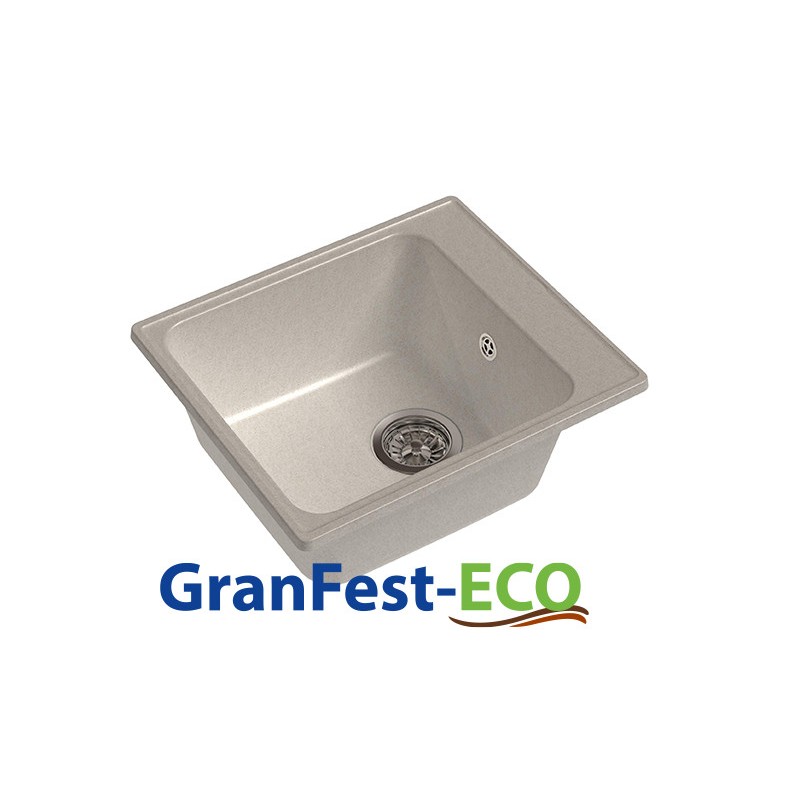 Фото Мойка Granfest eco-17 (ГР 420х480хh200) (шир.ящ.min 400) без сифона от производителя Granfest в Донецке по цене 2 640 ₽