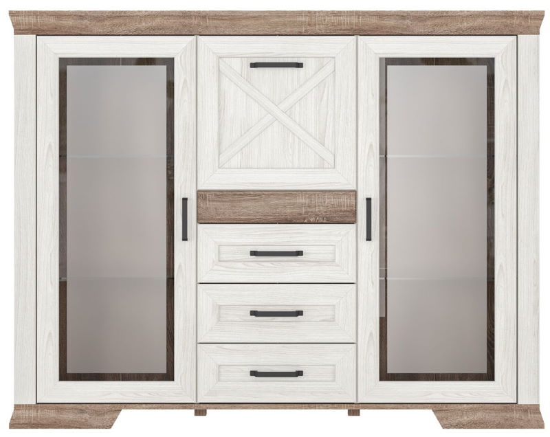 Фото Тумба Marselle KOM2W3S1K от производителя Black Red White (БРВ) в Донецке по цене 44 750 ₽