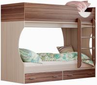 Фото dvukhyarusnye-krovati кровать двухъярусная д2 (см 80х190) с основанием производитель Олмеко