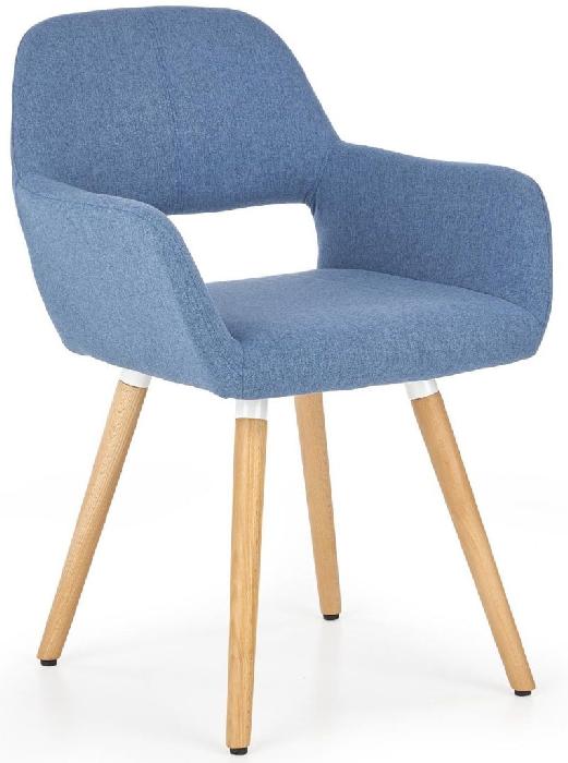 Стул Halmar K283 ( Обивка стула:ткань, натуральный, синий (Halmar ) )
