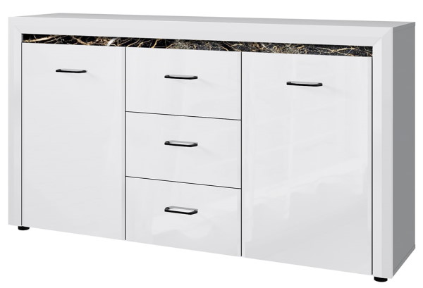 Фото Тумба 2D3S ВайтБлек (WhitBlack) от производителя Анрэкс в Донецке по цене 28 410 ₽