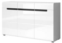 Комод-3D3S typ 43 Hektor (белый ламинат-белый глянец (Helvetia) ) в Донецке от производителя 