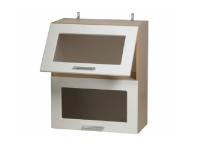 Фото kukhonnye-shkafy-so-steklom кухня модерн шкаф навесной шкн600/2в производитель 