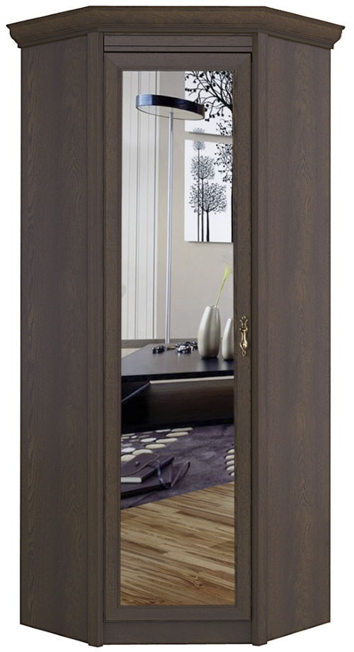 Фото Шкаф Флоренция 641 (87) угловой (с зеркалом) от производителя Яна в Донецке по цене 38 220 ₽