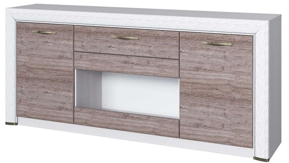 Фото Тумба RTV 1V2D1S Оливия (Olivia) от производителя Анрэкс в Донецке по цене 18 710 ₽