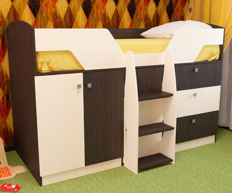 Фото Кровать детская Лимбо (СМ 80х180) от производителя Пирамида в Донецке по цене 19&nbsp;480 ₽