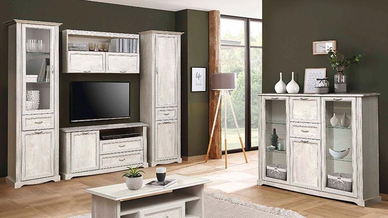 Фото Полка навесная 32.19 Сохо от производителя Олмеко в Донецке по цене 6&nbsp;520 ₽