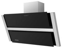 Вытяжка наклонная Ravensbourne 90 (896х243хh775(1055)) (Материал Металл/Стекло , Цвет Металлик/Черный) в Донецке от производителя 