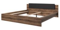 Кровать двуспальная Indira typ 32 (СМ 180х200) без основания ( 180х200 , ЛДСП/стекло , дуб monastery-черный , без подъемного мех. , без ящиков , без матраса (Helvetia) ) в Донецке от производителя в интернет магазине Планета Комфорта Кровать двуспальная Indira typ 32 (СМ 180х200) без основания ( 180х200 , ЛДСП/стекло , дуб monastery-черный , без подъемного мех. , без ящиков , без матраса (Helvetia) ) в Донецке от производителя