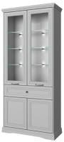 Фото  шкаф с витриной 2v2d1s h валенсия (valencia) производитель Анрэкс