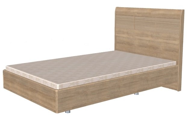 Фото Кровать односпальная Мелисса КР-2801 (СМ 120х200) с ламельным основанием от производителя Лером в Донецке по цене 30 480 ₽