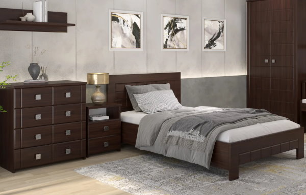 Фото Кровать двуспальная Изабель ИЗ-712К (СМ 160х200) без основания от производителя Компасс в Донецке по цене 20&nbsp;320 ₽