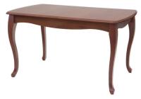 1. Элегия — прямоугольный стол на изогнутых ножках