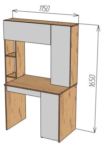 Фото Стол компьютерный СК-64  от производителя Пирамида в Донецке по цене 8 860 ₽