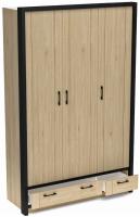 Фото  шкаф бостон (135) трехдверный (без зеркал) производитель СБК