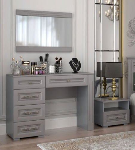 Фото Зеркало настенное Олимп с декоративными планками от производителя Браво-мебель в Донецке по цене 4&nbsp;420 ₽