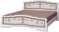Кровать двуспальная Карина-6 (СМ 180х200) без основания с универсальными царгами в интернет магазине Планета Комфорта Фото derevyannye-krovati кровать двуспальная карина-6 (см 180х200) без основания с универсальными царгами производитель Браво-мебель