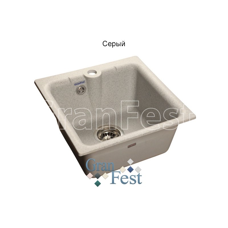 Фото Мойка Granfest GF-P420 (ГР 420х420хh200) (шир.ящ.min 400) от производителя Granfest в Донецке по цене 3 680 ₽