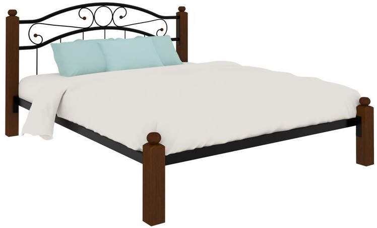 Фото Кровать двуспальная Надежда Lux (СМ 180х200) трубка металл от производителя Милсон в Донецке по цене 20 560 ₽