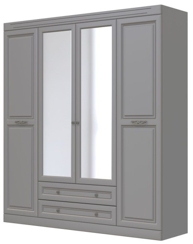 Фото Шкаф Олимп ШР-4 (201) четырехдверный от производителя Браво-мебель в Донецке по цене 57 900 ₽