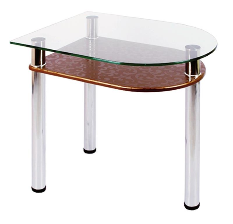 Фото Стол обеденный 4.4 с полкой  от производителя Мебель из стекла в Донецке по цене 4 270 ₽