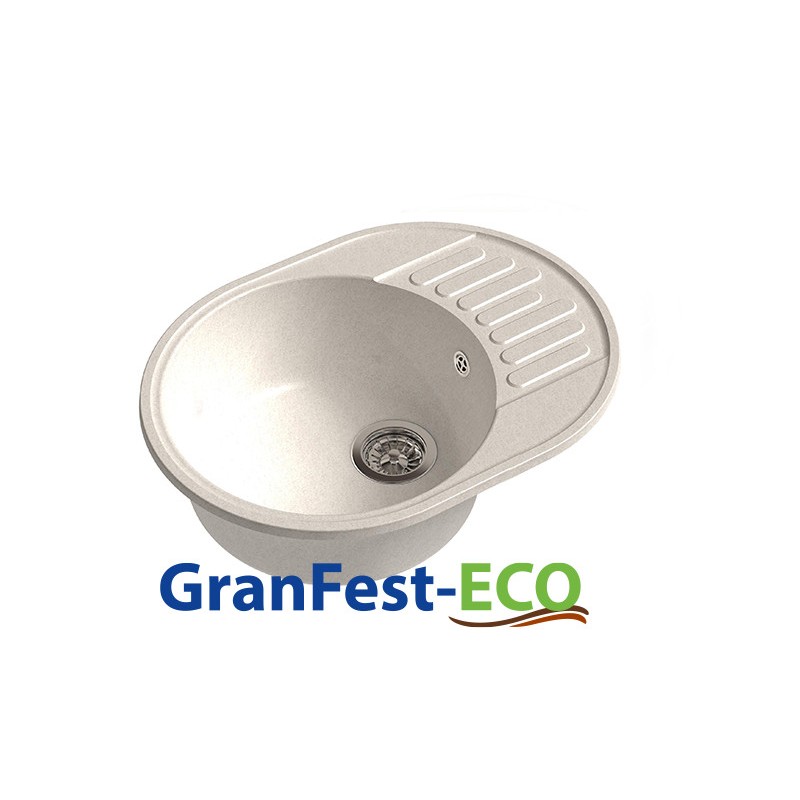 Фото Мойка Granfest eco-58 (ГР 620х480хh200) (шир.ящ.min 600) без сифона от производителя Granfest в Донецке по цене 3 020 ₽
