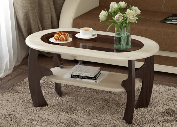 Фото Стол журнальный Маджеста-2 от производителя Олмеко в Донецке по цене 6 650 ₽