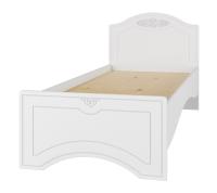 Фото  кровать односпальная ассоль ас-26 (см 80х200)  комплектуется настилом производитель Компасс