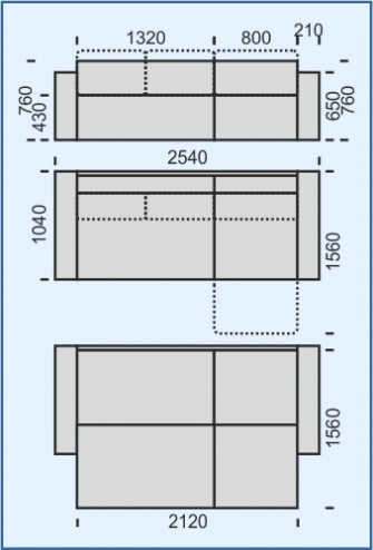 Фото Диван угловой Тай 7-образный от производителя НТКО в Донецке по цене 67 550 ₽