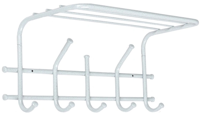 Фото Вешалка с полкой Эра 5 от производителя Завод металлических изделий в Донецке по цене 570 ₽