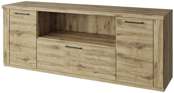 Фото Тумба RTV 2D1SN B Дорсет (Doorset) от производителя Анрэкс в Донецке по цене 15 950 ₽