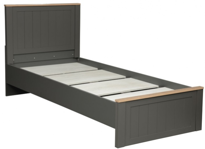 Фото Кровать односпальная Прованс 37.22 (СМ 90х200) комплектуется настилом от производителя Олмеко в Донецке по цене 14&nbsp;860 ₽