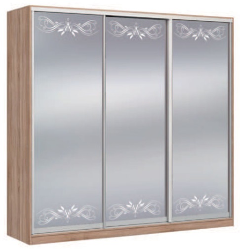 Фото Шкаф-купе Оскар 4.2 (2,22х0,6х2,3 - 3 двери) от производителя Мебель Маркет в Донецке по цене 72 460 ₽