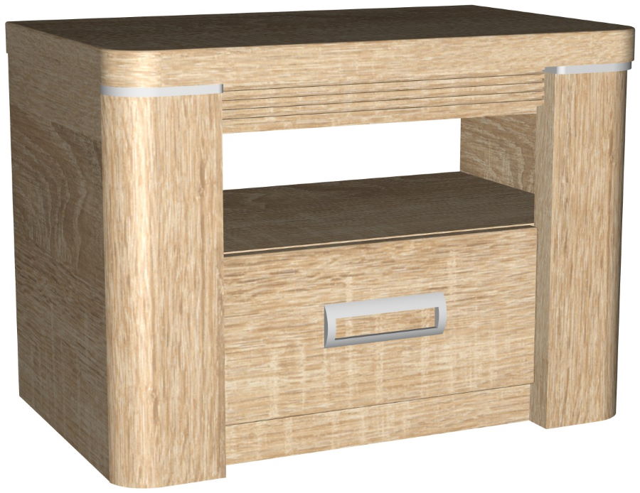 Фото Тумба прикроватная Магнолия от производителя СБК в Донецке по цене 6&nbsp;040 ₽
