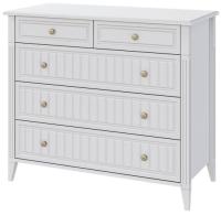 Комод Мэгги (5 ящ) (белый снег-лак белый (Браво-мебель) ) в Донецке от производителя 