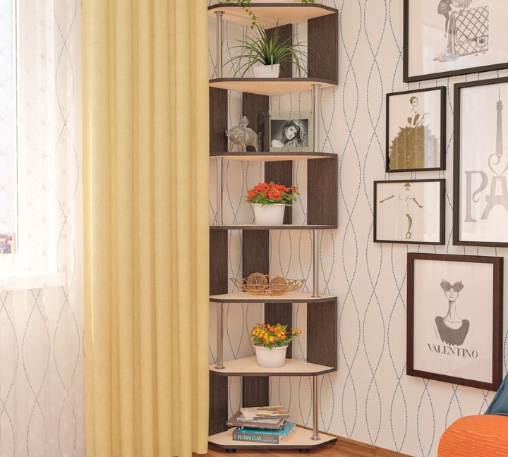 Фото Стеллаж угловой СПУ-3  от производителя Пирамида в Донецке по цене 4&nbsp;800 ₽