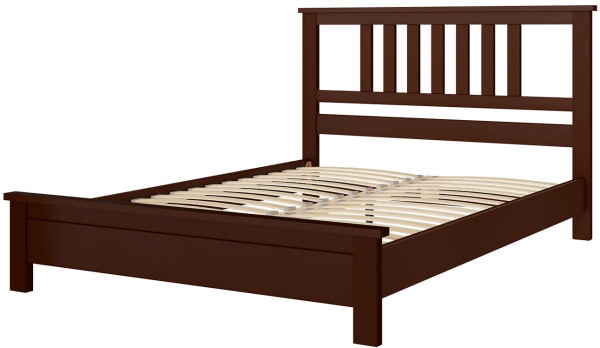 Фото Кровать двуспальная Лаура (СМ 140х200) без основания с универсальными царгами от производителя Браво-мебель в Донецке по цене 18 430 ₽