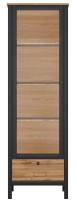 Шкаф Loft REG1W1S (дуб вотан, дуб вотан-черный (Black Red White (БРВ)) ) в Донецке от производителя в интернет магазине Планета Комфорта Шкаф Loft REG1W1S (дуб вотан, дуб вотан-черный (Black Red White (БРВ)) ) в Донецке от производителя