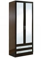 Фото  шкаф кэт-1 vr-14g (80) с зеркалом двухверный производитель Диал