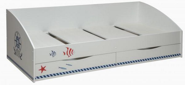 Фото Кровать односпальная Фея-3 (симметричная) (СМ 90х200) с основанием от производителя Олмеко в Донецке по цене 14 030 ₽