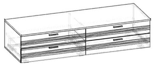 Фото Тумба ТВ Лотос ТБ-815 от производителя Сантан в Донецке по цене 6 490 ₽