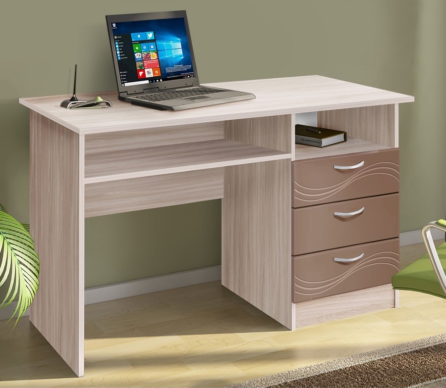 Фото Стол письменный Бриз МДФ от производителя Диал в Донецке по цене 5&nbsp;440 ₽