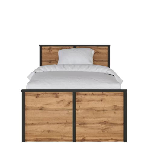 Фото Кровать односпальная Loft LOZ120x200 (СМ 120х200) с основанием от производителя Black Red White (БРВ) в Донецке по цене 15 910 ₽